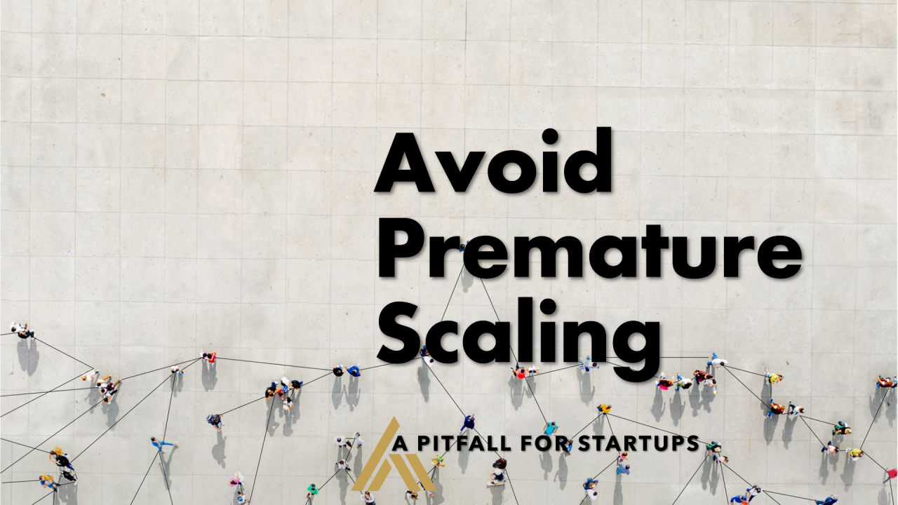 Original LinkedIn cover for Understanding Premature Scaling